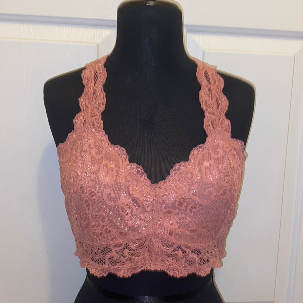 Express one eleven Bralette. Rose pink.